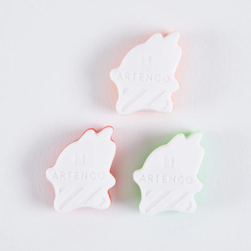 ANTIVIBRATEUR ARTENGO KIDS *3 Rouge Vert Orange â Image 3