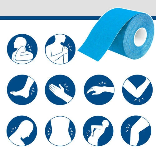Axion Kinesiology Tapes Set De 3 PiĂšces - En Bleu, Beige, Noir â Image 3