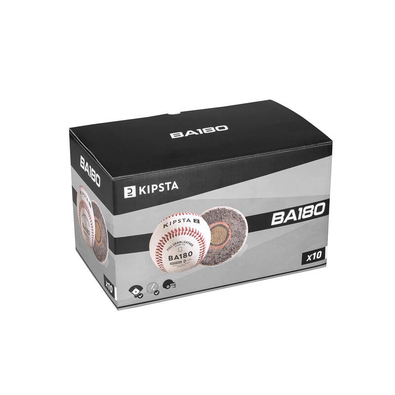Kipsta Balle De Baseball BA180 Box - Blanc