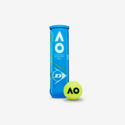 Dunlop BALLES DE TENNIS AUSTRALIAN OPEN*4 JAUNE POLYVALENTE