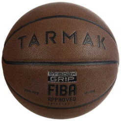 Ballon De Basket Adulte BT500 Grip Taille 7 - Marron Excellent Toucher De Balle