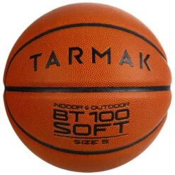 Ballon De Basket BT100 Taille 5 Orange Pour Enfant Jusqu'à 10 Ans Pour Débuter.