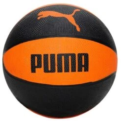 Ballon De Basketball Puma Orange Et Noir