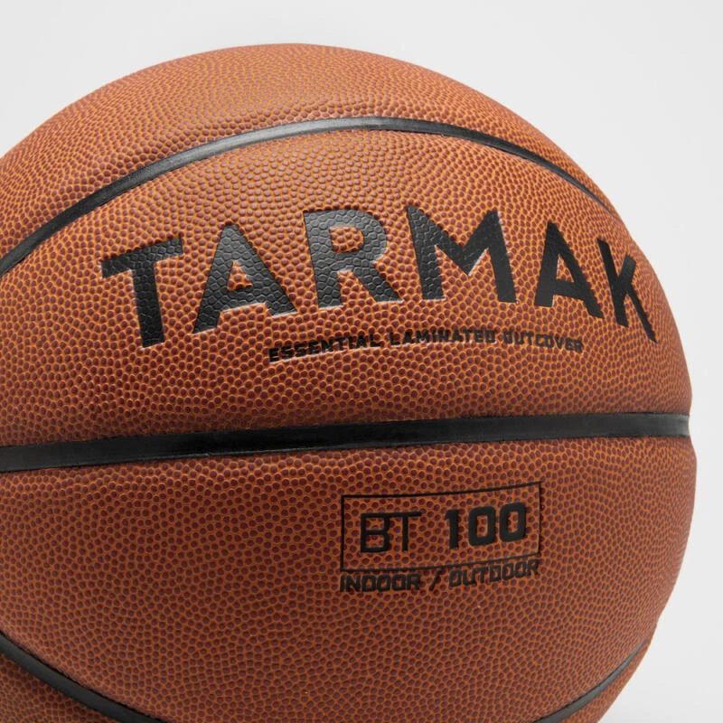 Ballon De Basketball Taille 6 - BT100 Touch Marron â Image 4