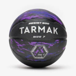 Ballon De Basketball Taille 7 - R500 Violet Noir