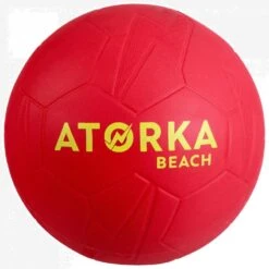 Ballon De Beach Handball HB500B Taille 2 Rouge