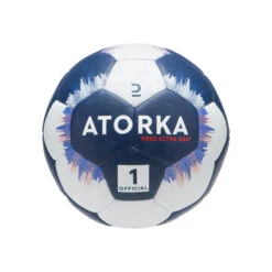 Ballon De Handball H500 Hybride T1 Bleu/blanc