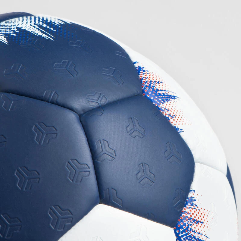 Ballon De Handball H500 Hybride T2 Bleu FoncĂ©/blanc â Image 4