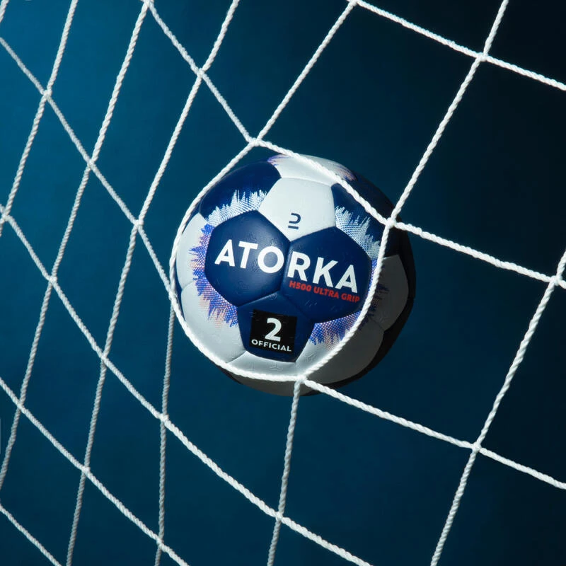 Ballon De Handball H500 Hybride T2 Bleu FoncĂ©/blanc â Image 6