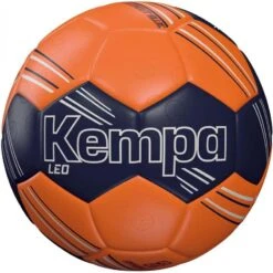 Ballon De Handball Kempa Leo - Orange Et Bleu Marine
