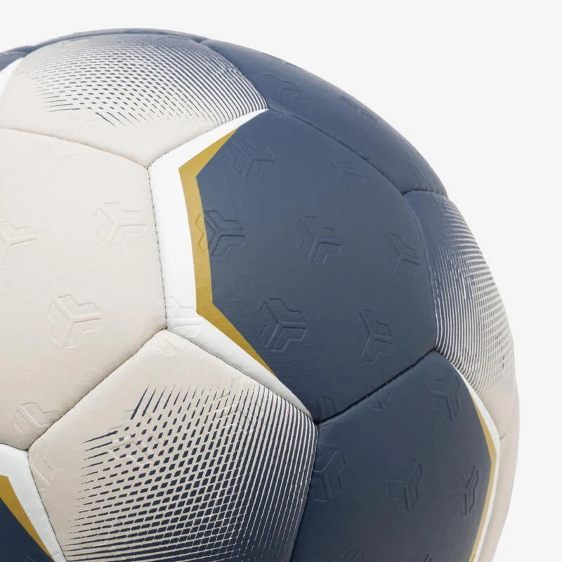 Ballon De Handball Taille 3 - H500 Hybrid Bleu/gris â Image 4