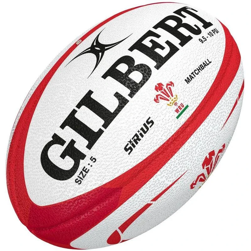 Ballon De Rugby Gilbert Officiel Match Sirius Equipe Pays De Galles
