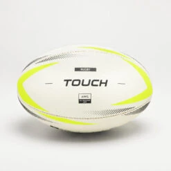 Ballon De Rugby Taille 4 - R500 Touch Wet Grip Blanc