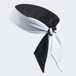 BANDANA TENNIS ARTENGO REVERSIBLE NOIR BLANC T 0,85 METRE
