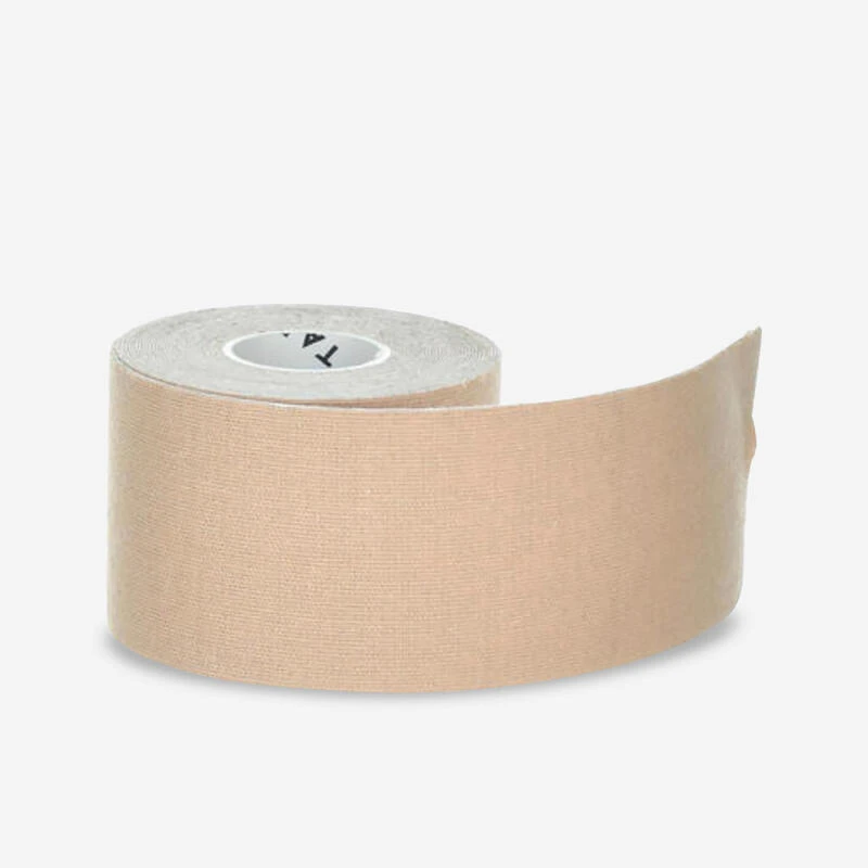 BANDE DE MAINTIEN DE KINĂSIOLOGIE 5 CM X 5 M BEIGE
