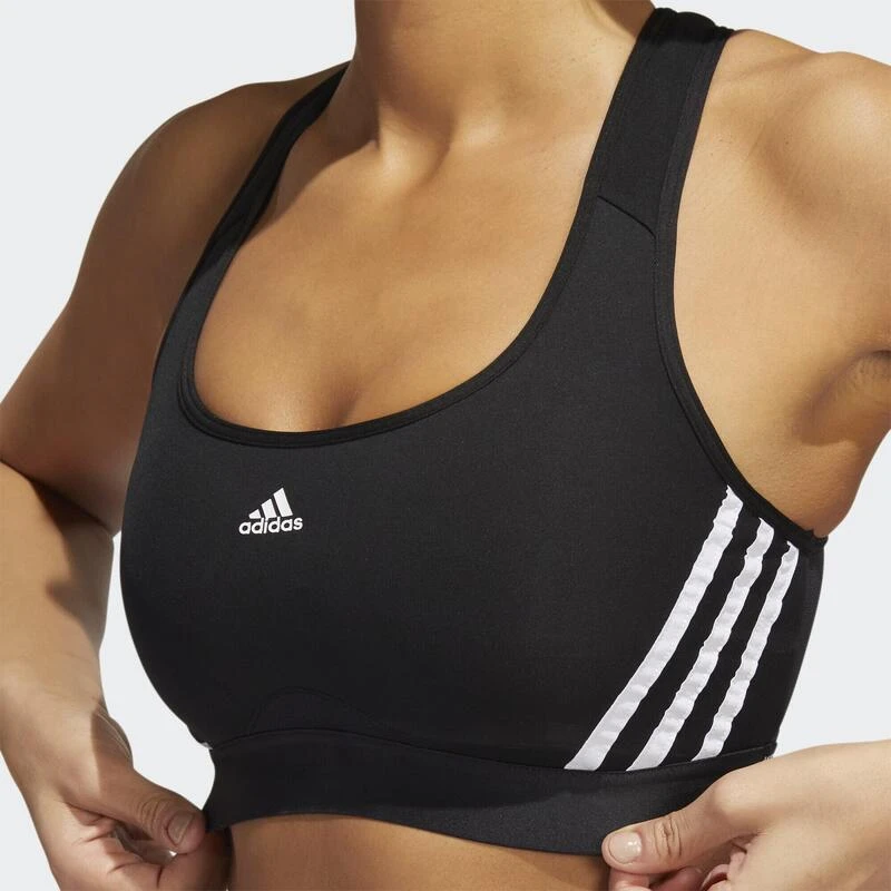 BrassiĂšre Adidas Powerreact Training Medium-Support 3-Stripes â Image 5