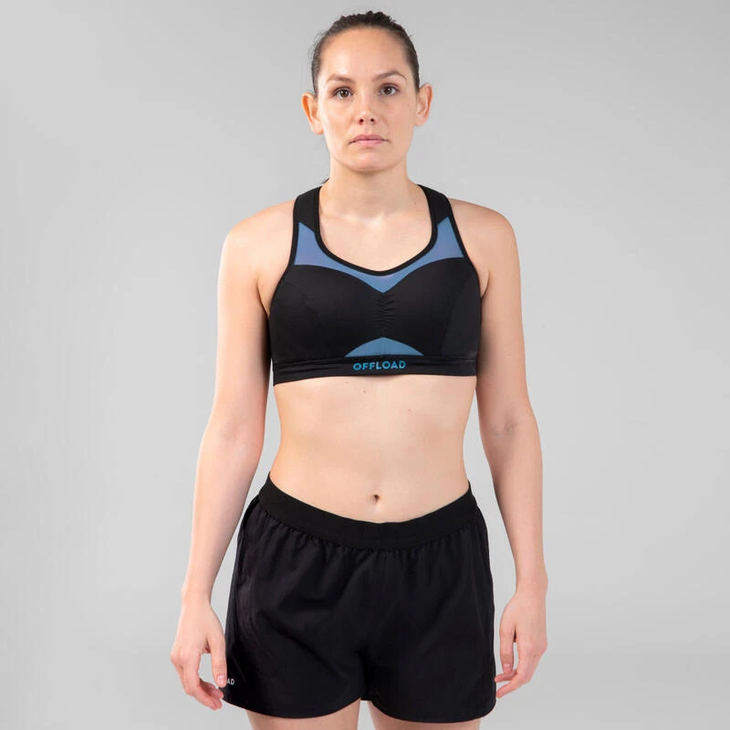 BrassiĂšre De Rugby Femme - R500 Noir Bleu â Image 8