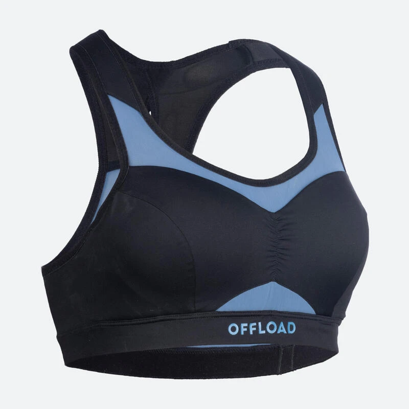 BrassiĂšre De Rugby Femme - R500 Noir Bleu