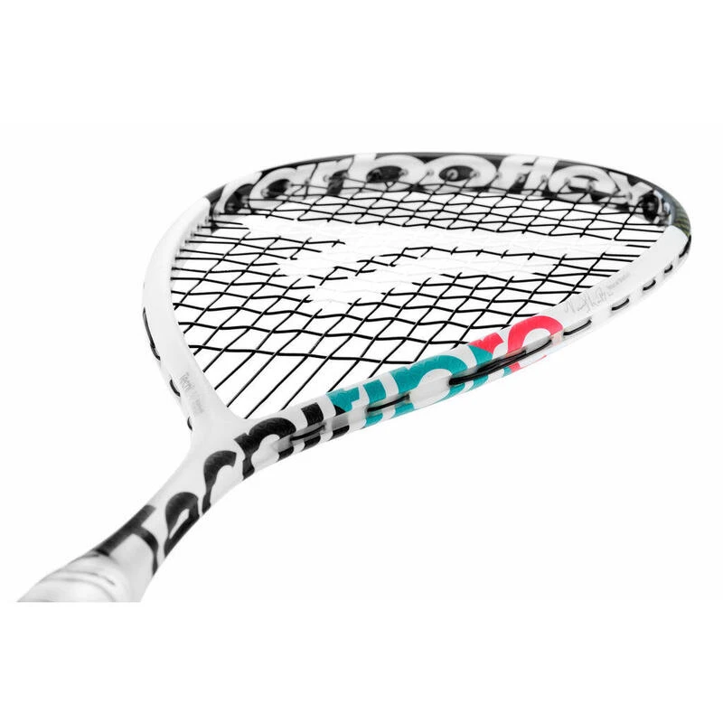 TECNIFIBRE Carboflex 125 NS X-Top (2022) Adulte Raquette De Squash - Blanc/Noir â Image 2