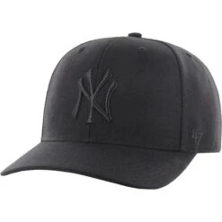 '47 BRAND Casquette De Baseball NY Yankees - Snapback - Woolblend - Réglable - Noir