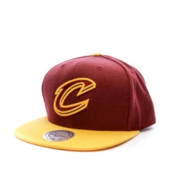 Mitchell & Ness Cavaliers Cleveland Casquette Rouge/Jaune Homme Mitchell And Ness