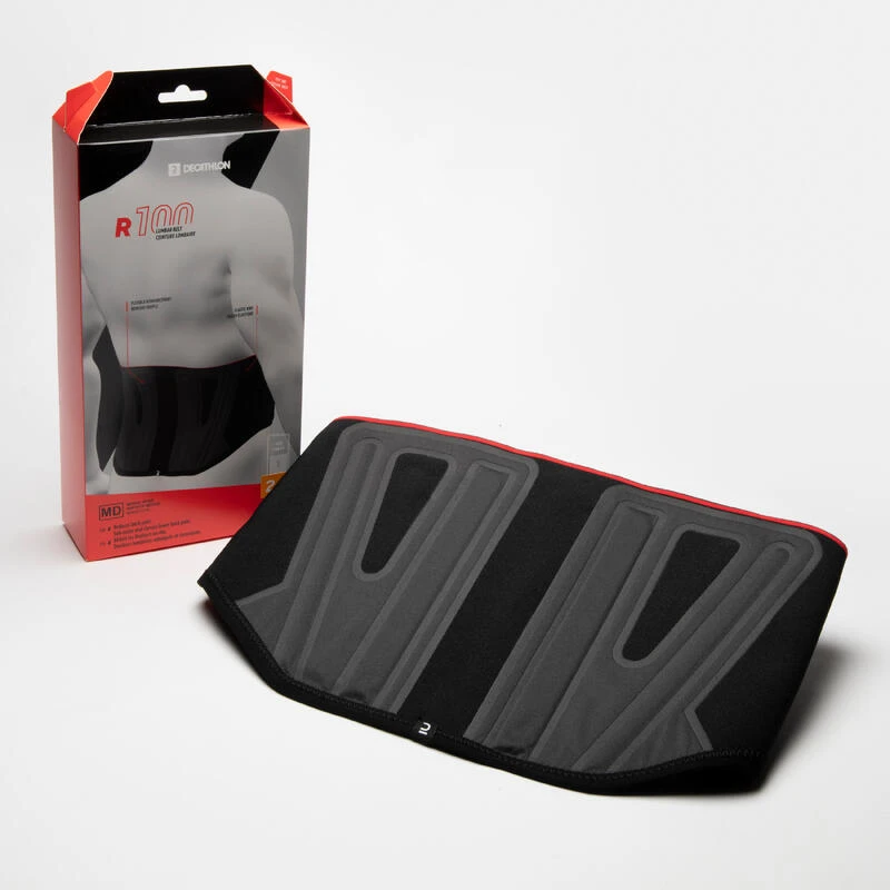 Ceinture Lombaire De Maintien Adulte - Ceinture Lombaire R100 Noire â Image 3
