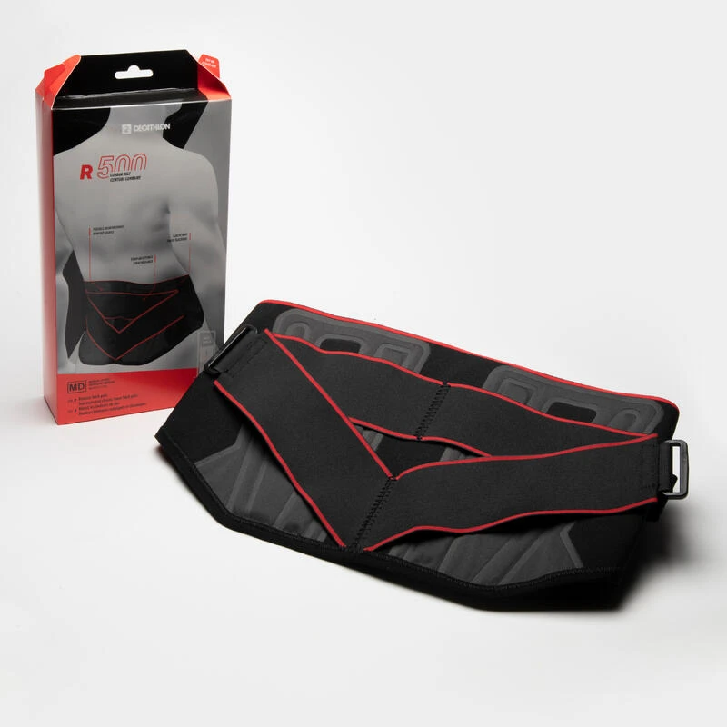Ceinture Lombaire De Maintien Adulte - Ceinture Lombaire R500 Noire â Image 3