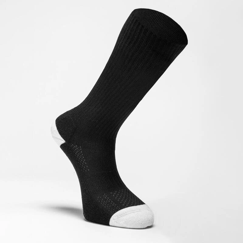 Chaussettes De Handball Adulte - 1 Paire H500 Noir