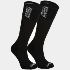 Chaussettes De Handball High H500 Noir