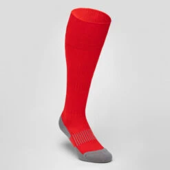 Chaussettes Hautes De Rugby Adulte - R500 Rouge