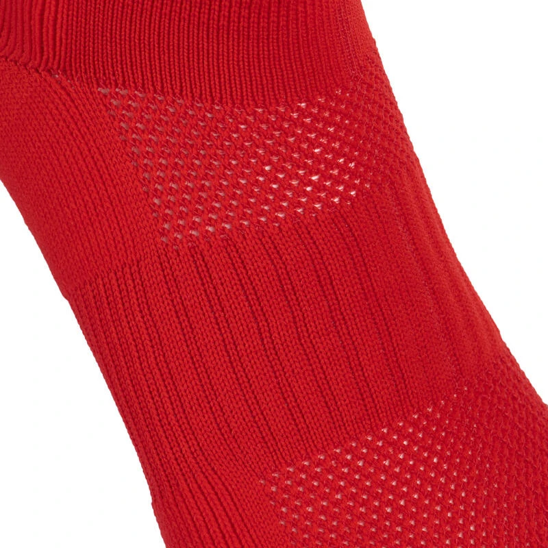 Chaussettes Hautes De Rugby Homme/Femme - R500 Rouge Jaune â Image 5