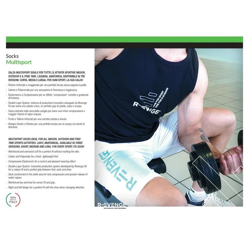 Chaussettes Techniques Adulte Course Montagne Fitness Multisport Long Gris FoncĂ© â Image 5