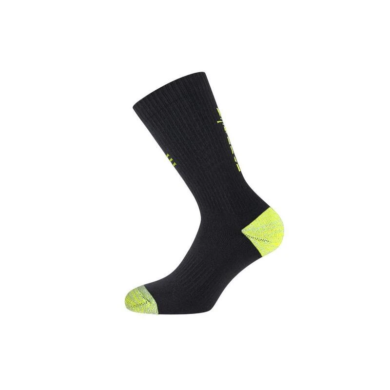 Chaussettes Techniques Adulte Respirantes Avec Renforts Padel Tennis Medium Noir â Image 3