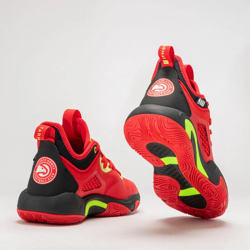 CHAUSSURES DE BASKETBALL GARCON/FILLE SE900 MINI ME NBA ROUGE HAWKS â Image 8