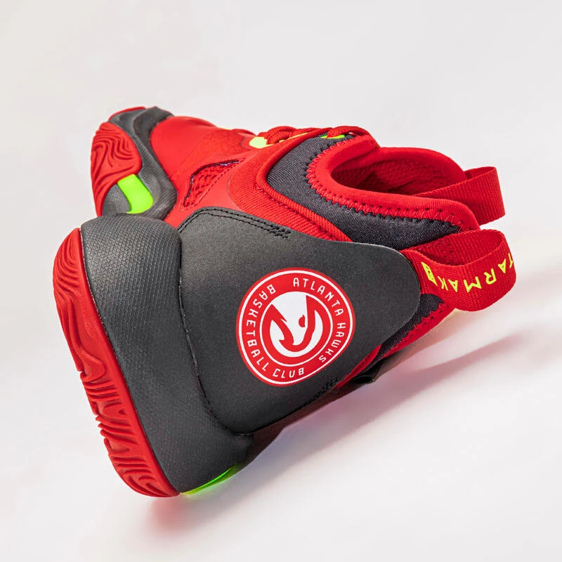 CHAUSSURES DE BASKETBALL GARCON/FILLE SE900 MINI ME NBA ROUGE HAWKS â Image 10