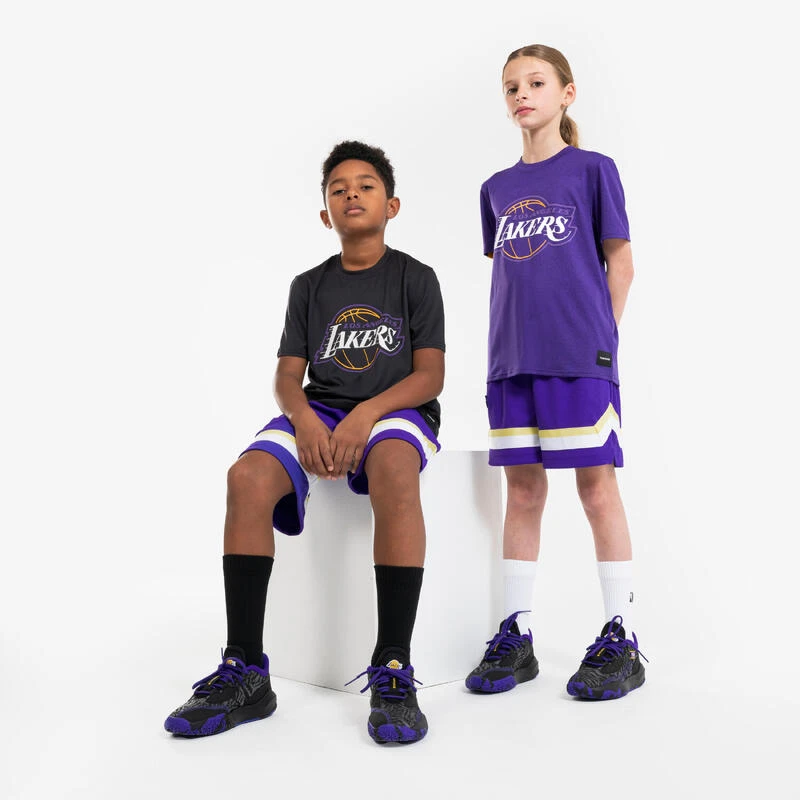 Chaussures De Basketball NBA Lakers Enfant - FAST 900 LOW-1 Noir â Image 2