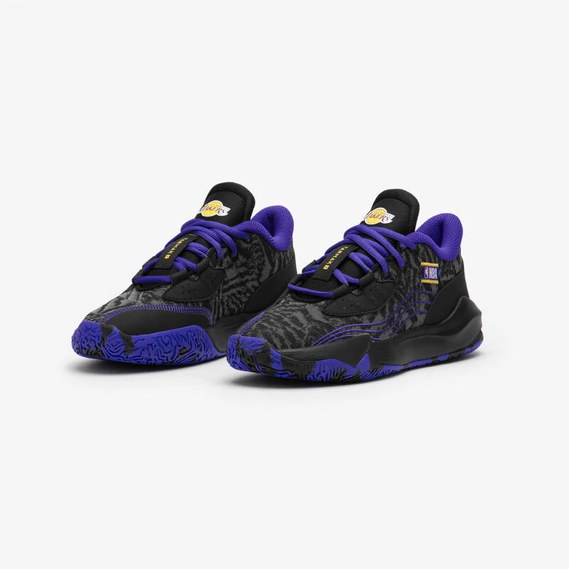 Chaussures De Basketball NBA Lakers Enfant - FAST 900 LOW-1 Noir â Image 5