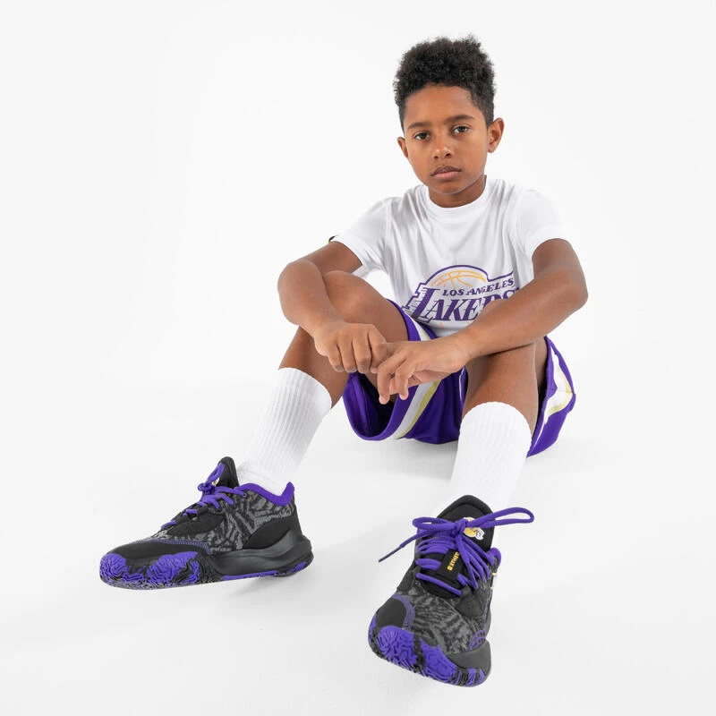 Chaussures De Basketball NBA Lakers Enfant - FAST 900 LOW-1 Noir â Image 10