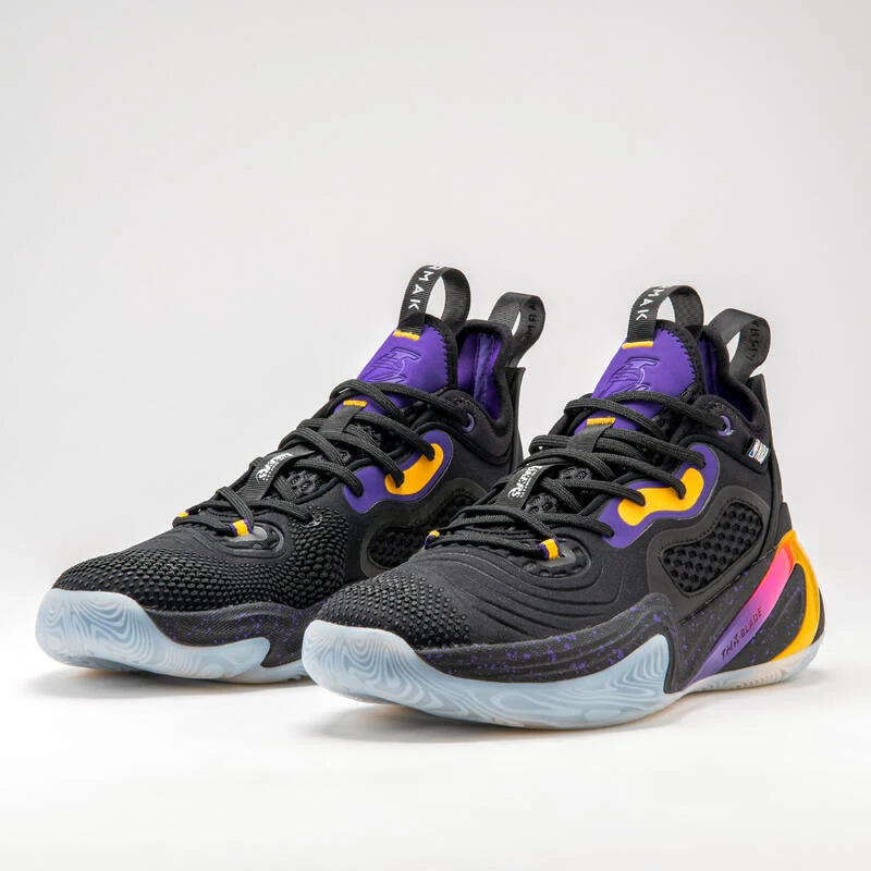 CHAUSSURES DE BASKETBALL NBA LOS ANGELES LAKERS HOMME/FEMME - SE900 NOIR â Image 2