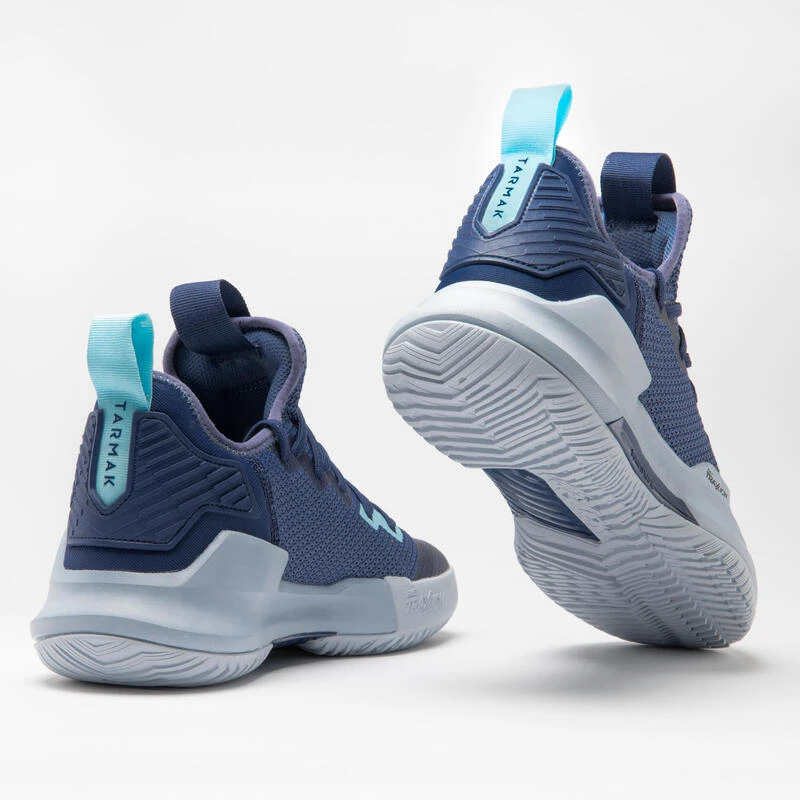 CHAUSSURES DE BASKETBALL TIGE BASSE HOMME/FEMME - FAST 500 MARINE BLEU CLAIR â Image 3
