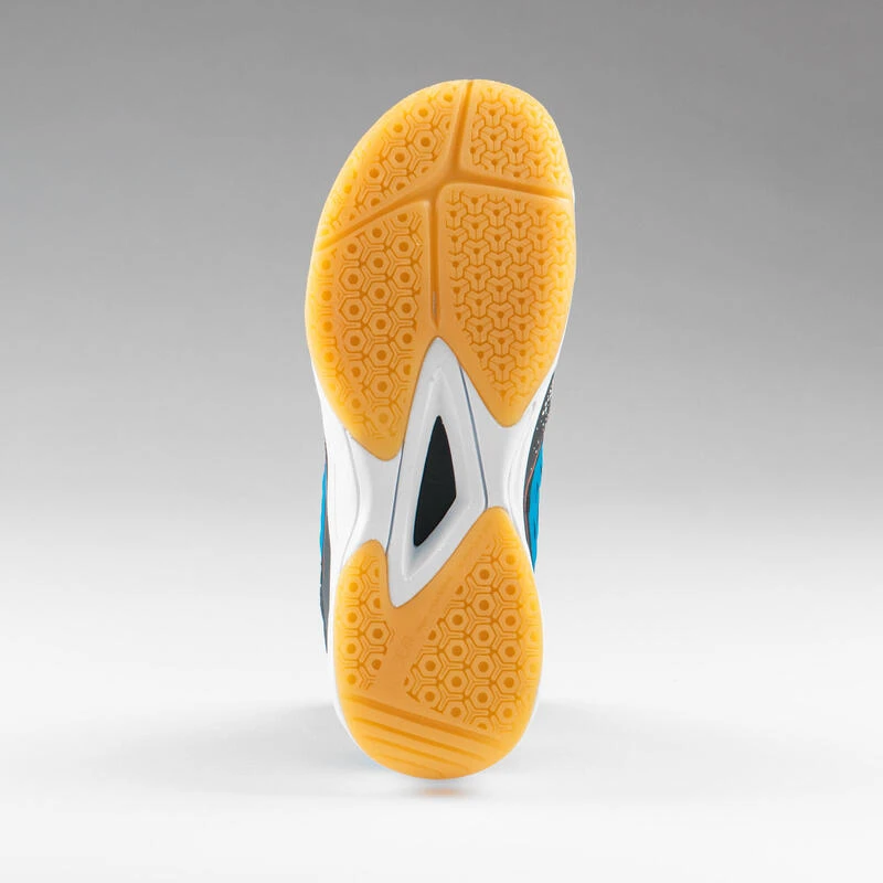 Chaussures De Handball Enfant H100 Avec Lacets Bleu/noir â Image 4