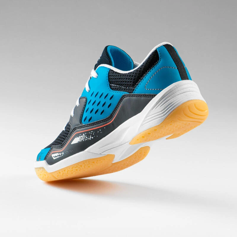 Chaussures De Handball Enfant H100 Avec Lacets Bleu/noir â Image 6