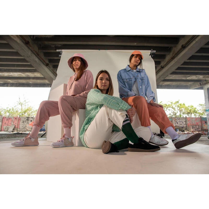 Chaussures De Handball Homme/Femme - H500 FASTER Rose Blanc â Image 5