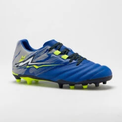 CHAUSSURES DE RUGBY MOULĂES TERRAIN SEC R500 ENFANT Bleu Indigo