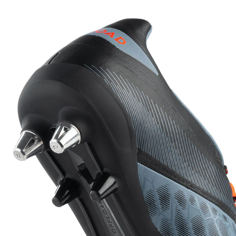 Chaussures De Rugby Terrain Gras Homme - ADVANCE R500 SG HYBRID Gris Orange â Image 6