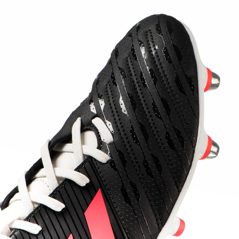 Chaussures De Rugby VissĂ©e Hybride Terrains Gras Malice SG Adulte Noir Adidas â Image 5