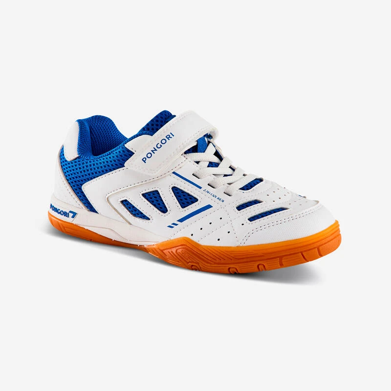 Chaussures De Tennis De Table Enfant TTS 500 Enfant - Blanc/Bleu â Image 5