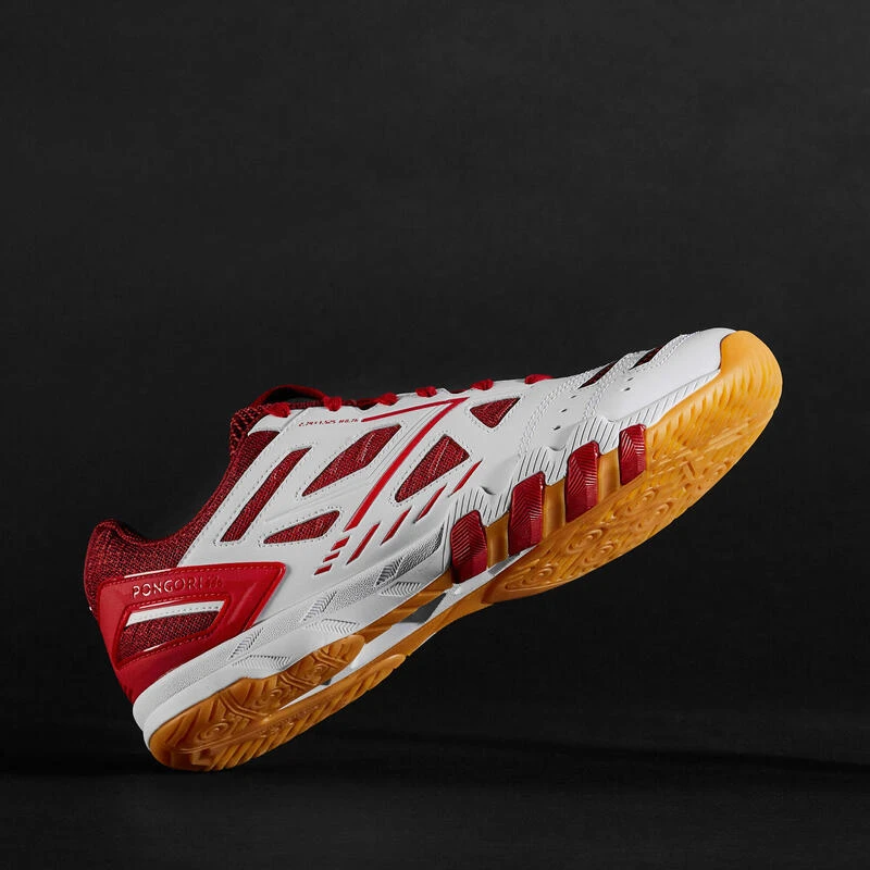 CHAUSSURES DE TENNIS DE TABLE TTS 560 ROUGE/BLANCHE â Image 3