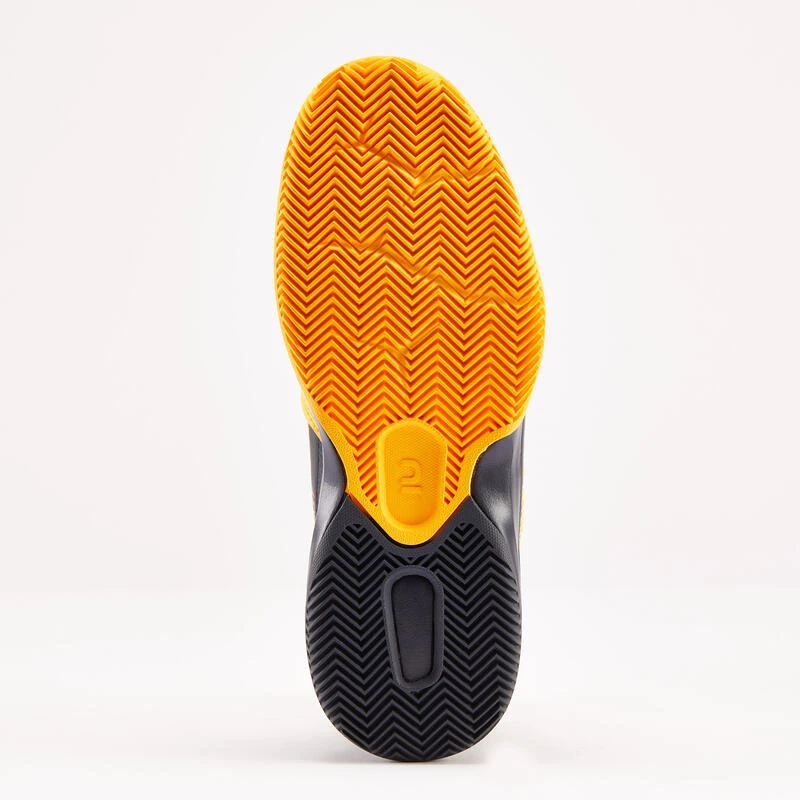 Artengo CHAUSSURES TENNIS ENFANT TERRE BATTUE - FAST CLAY JUNIOR LACET JAUNE â Image 5