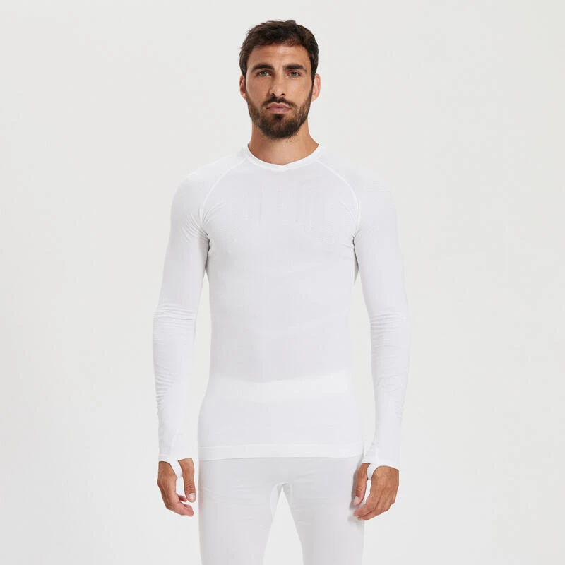Kipsta COLLANT THERMIQUE ADULTE KEEPDRY 500 BLANC â Image 5